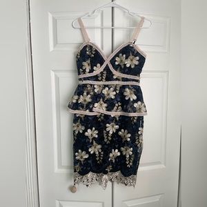 Lulus Peplum Dress (small)